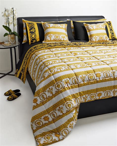 versace full bed set|Versace comforter set queen.